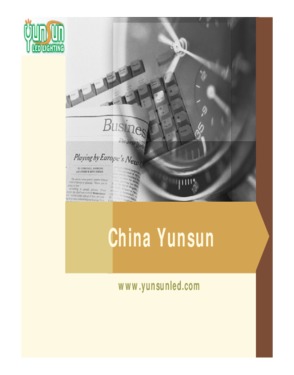China Yunsun LED Lighting Co., LTD