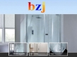 Black finished stainless steel shower glass ZSS-F1231