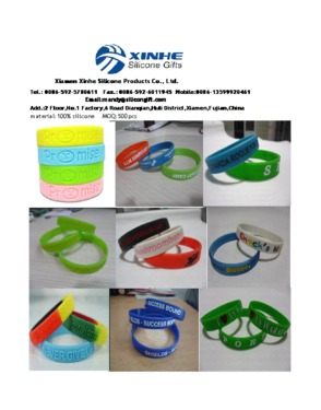 2013 Good looking silicone rubber bracelet