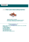 fiber laser metal cutting machine for stainless steel / aluminum/ copper from China