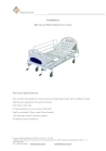 Mechanical Patient Bed, Two Cranks