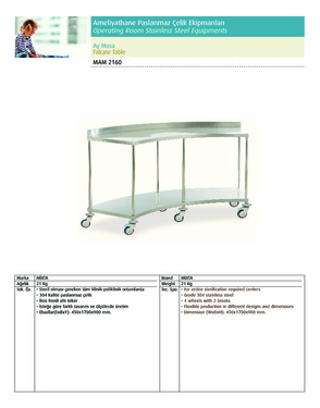 Falcate Table