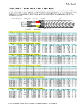 Submersible Cable QYELE