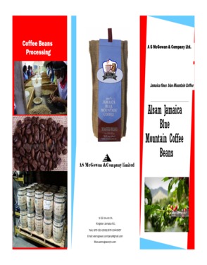 Jamaica Blue Mountain coffee Beans