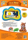 7-inch educational toy Child Tablet PC,with tailor-made game applications and Rubber finishing with soft texture