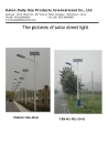 solar street light with pole