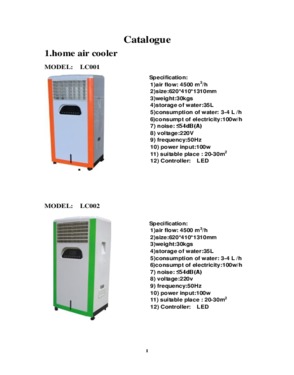 home use air cooler with 4500m3/h air flow