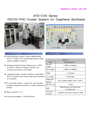 PECVD-PVD Cluster System for Graphene Synthesis