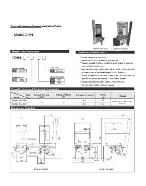 Manual grease pump-GHN
