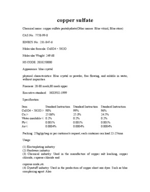 Copper Sulfate