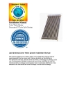 Solar Water Heater Panel of 12 Tubes