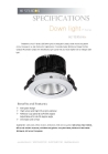 LED ceiling downlight 16W (HZ-TDP16W)