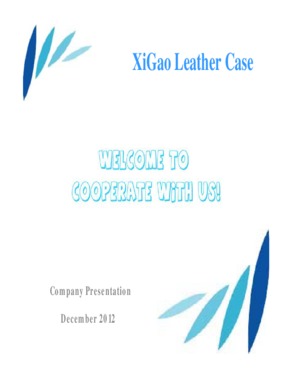 Shenzhen XiGao Leather Case Co., Limited
