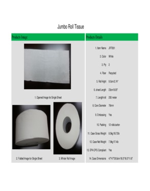Jambo roll tissue