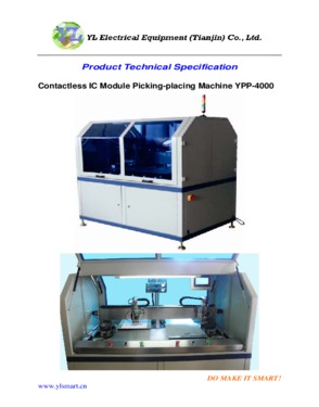 Contactless IC Module Picking-placing Machine