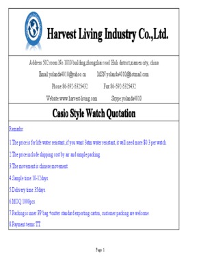 Harvest Living Industry Co., Ltd