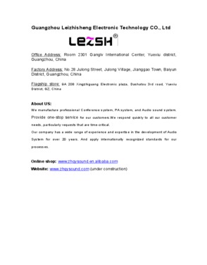 Guangzhou Leizhisheng Electronic Technology Co., Ltd