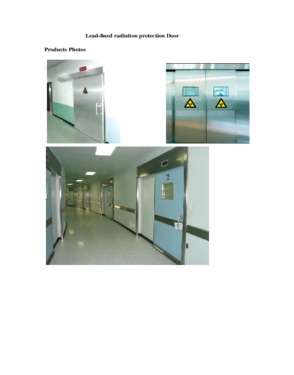 Sliding Lead Lined X-Ray Proof Doors