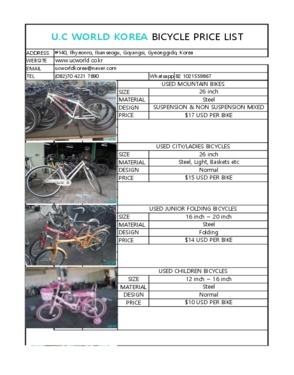 Used  Bicycles 