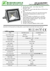 outdoor 50w led flood lighting with UL certification