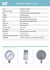 Ammonia refrigerant pressure gauge 