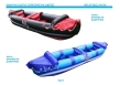 Inflatable kayak inflatable boat