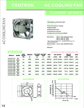 AC 12038 cooling fan