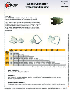 Wedge Connector CRC Series