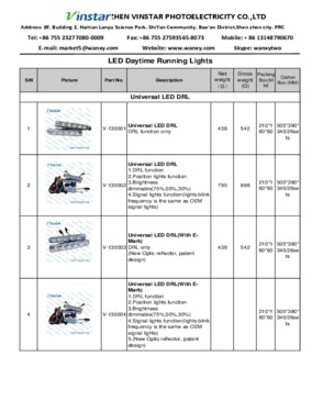 led daytime running lights for BMW