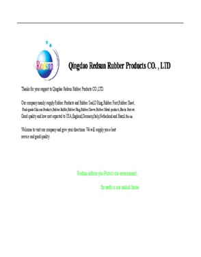 Qingdao Redsun Rubber Products CO., LTD