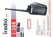 I-338 IRADIO walkie talkie, two way radio, transceiver