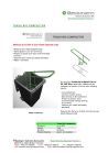 Trash Bin Compactor for 60-240L Garbage Bin, Trash Bin