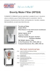 gravity water dispenser