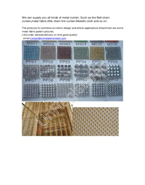 metallic cloth, decorative mesh