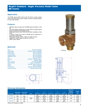 REGO  valve supplier