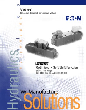 Vickers directional control valve