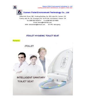 iTOILET One Time Use Disposable Toilet Seat