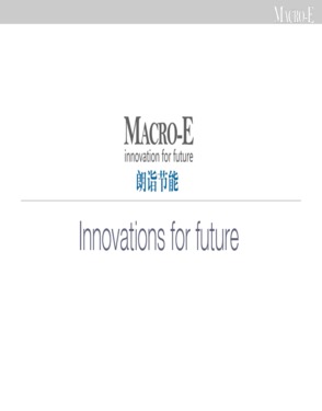 Shanghai Macro-E Energy-Saving Tech. Co., Ltd.