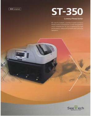 SeeTech St-350 Currency Counting and sorting Machine