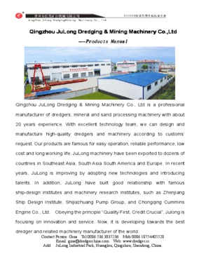 Qingzhou JuLong Dredging&Mining Machinery Co., Ltd