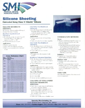 PDMS Silicone Sheeting
