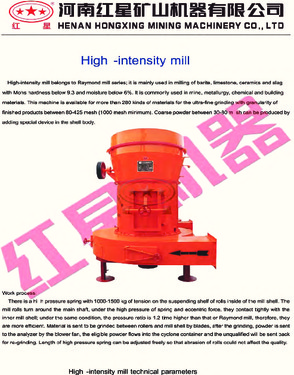 High Strength Raymond Mill