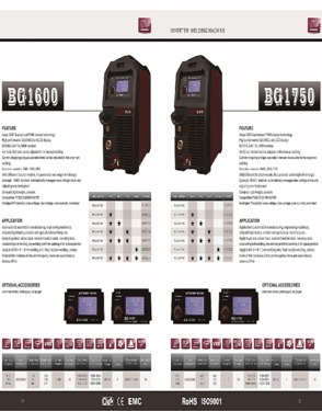 BG-1600 3IN1 DC Inverter MIG TIG MMA Welder