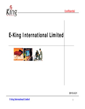 e-king International Limited
