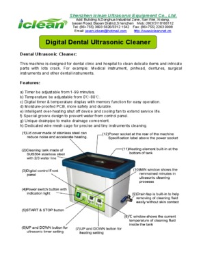 AJ-250HTD 5L Dental Ultrasnic Cleaner
