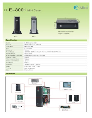 mini itx server case E-3001
