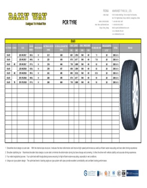 PCR TYRE - DL58