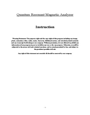 Latest 36 reports!Mini quantum resonance magnetic analyzer (OEM & ODM)
