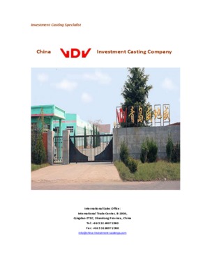 China VDV Investment Casting Company