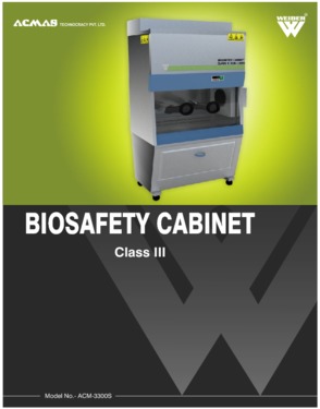 Biosafety Cabinet Class 3